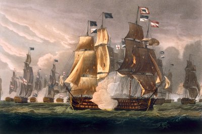 The Battle of Cape St. Vincent, February 14th 1797, engraved by J. Baily for J. Jenkins